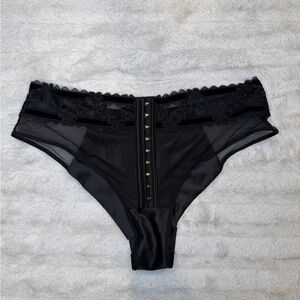 Black Lace Mid Rise Cheeky